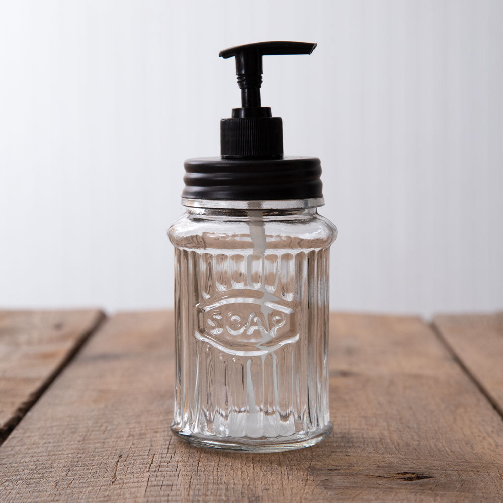 Hoosier Soap Dispenser Black Bombay Mercantile