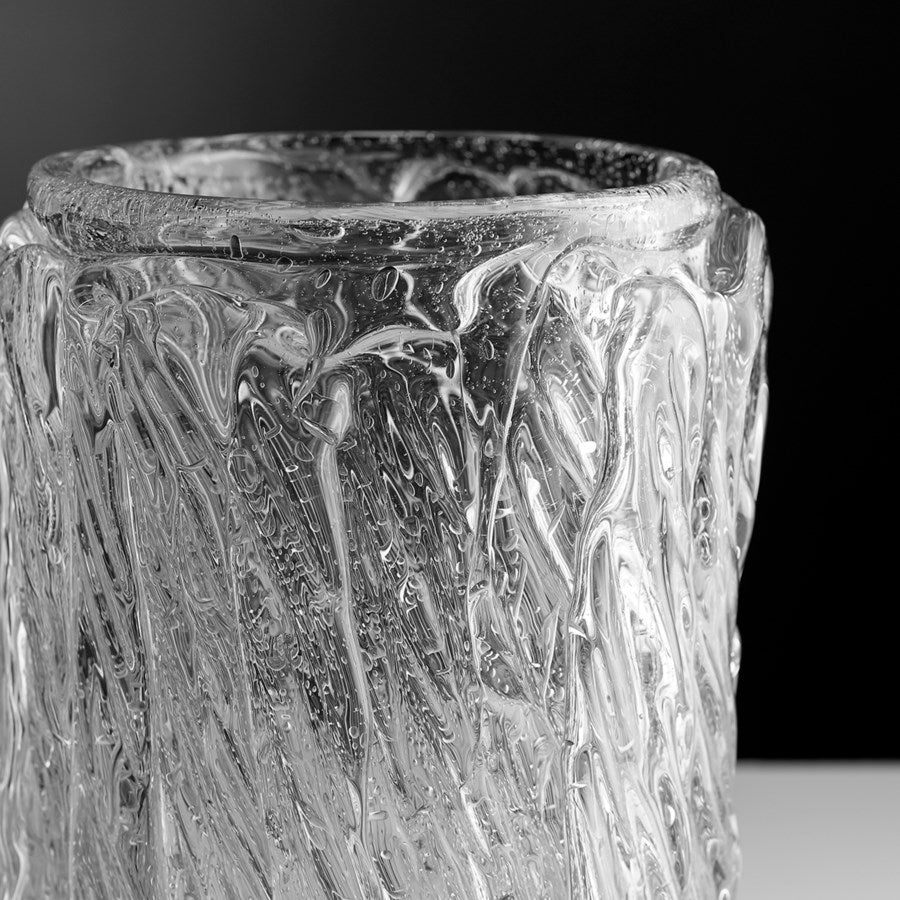 Clear tabletop Vase Bombay Mercantile