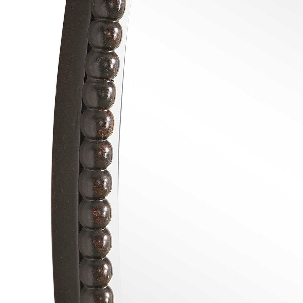 Sherise Bronze Oval Mirror - Bombay Mercantile