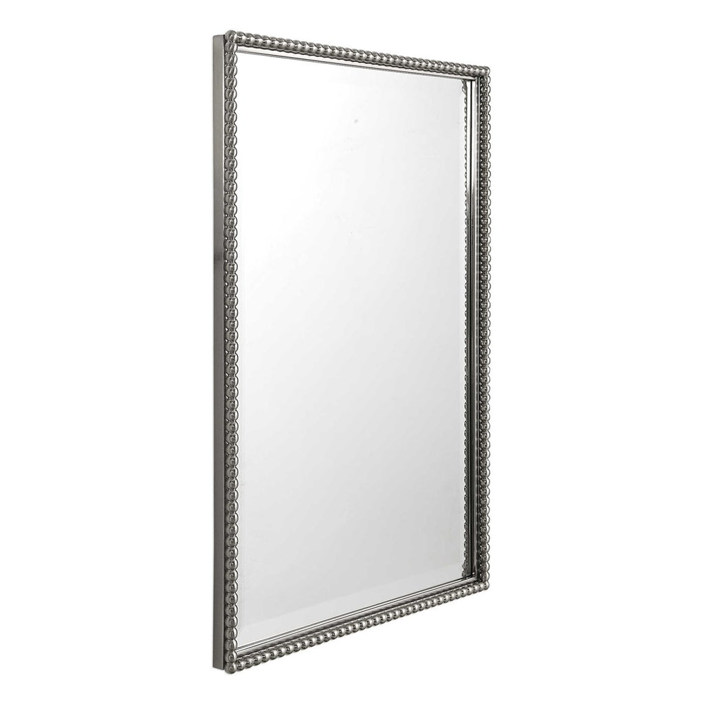 Sherise Brushed Nickel Mirror - Bombay Mercantile