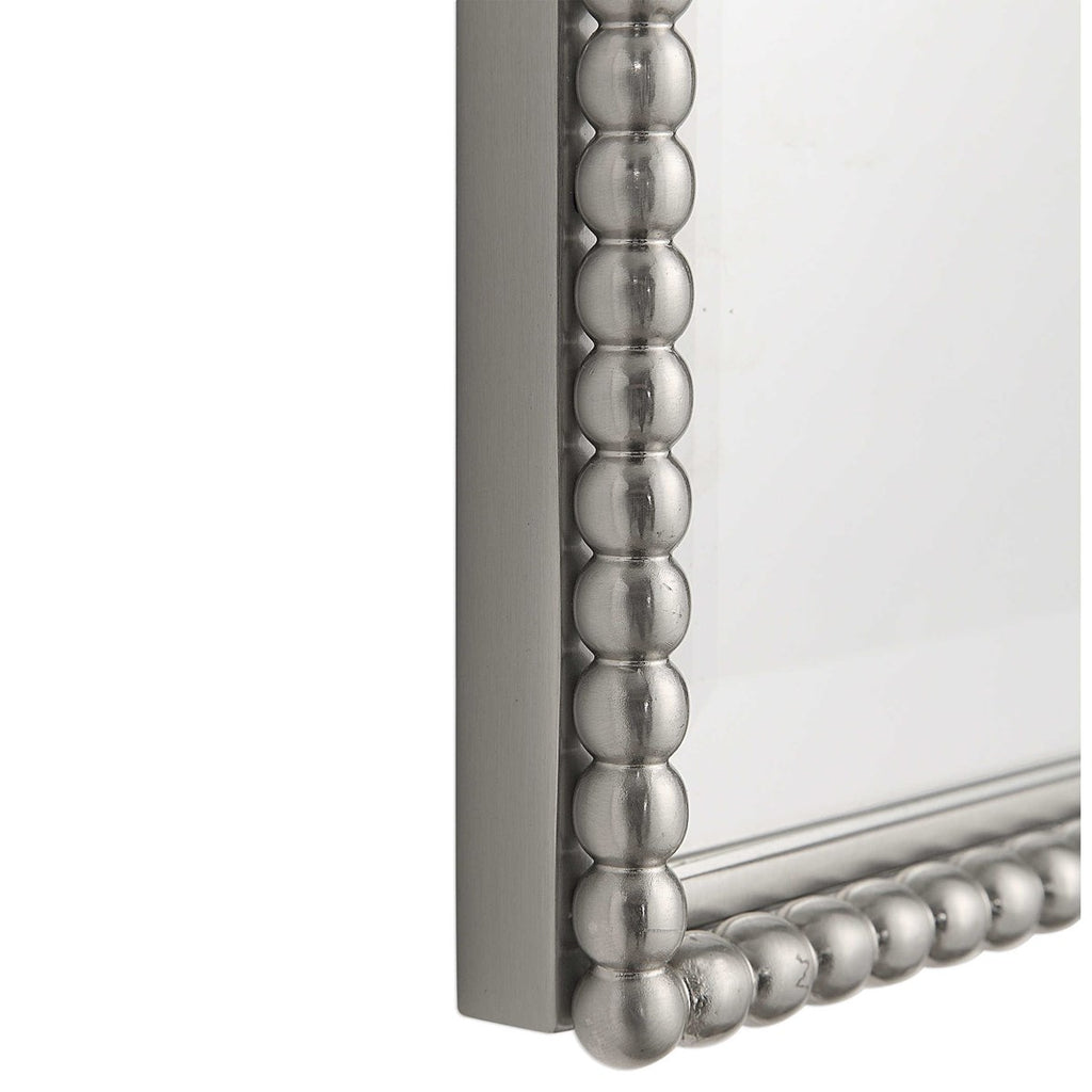Sherise Brushed Nickel Mirror - Bombay Mercantile