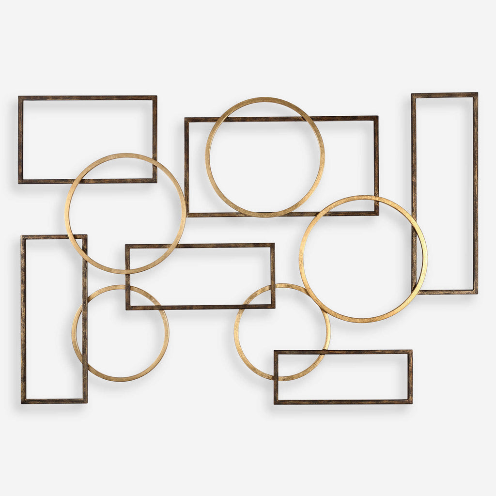 Elias Bronze And Gold Wall Art - Bombay Mercantile