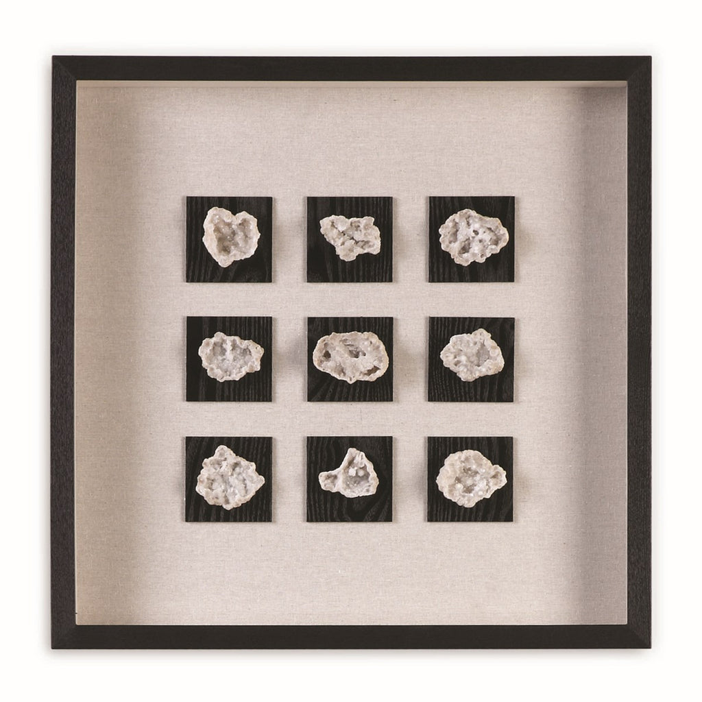 Geode Linen Shadow Box - Bombay Mercantile