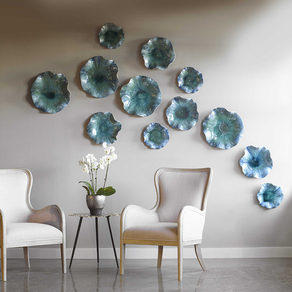 Abella Ceramic Flowers, Set of 3 - Bombay Mercantile