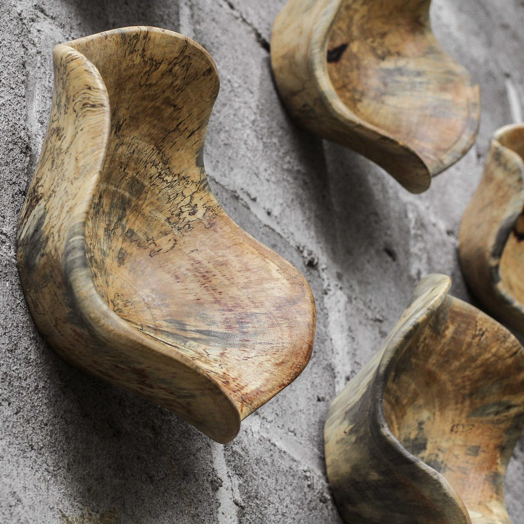 Tamarine Wood Wall Art Set of 3 - Bombay Mercantile
