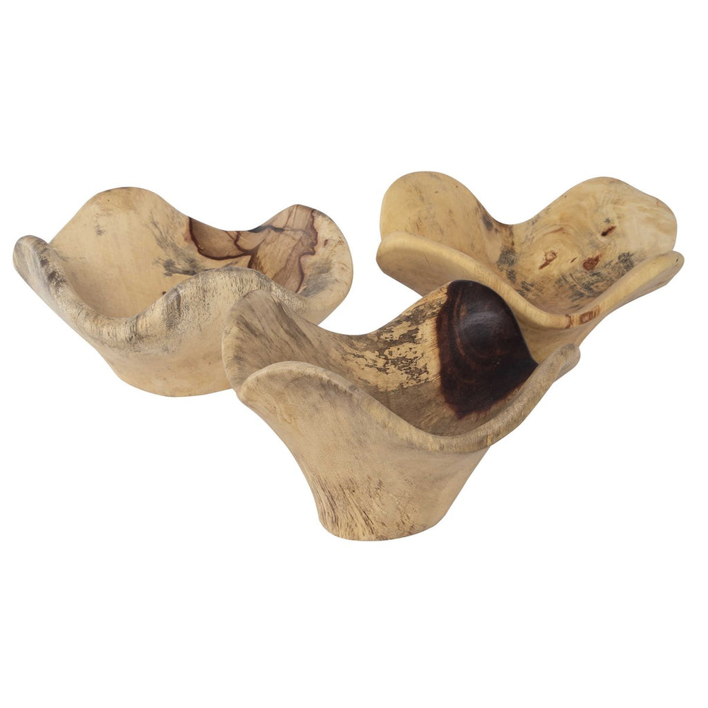 Tamarine Wood Wall Art Set of 3 - Bombay Mercantile