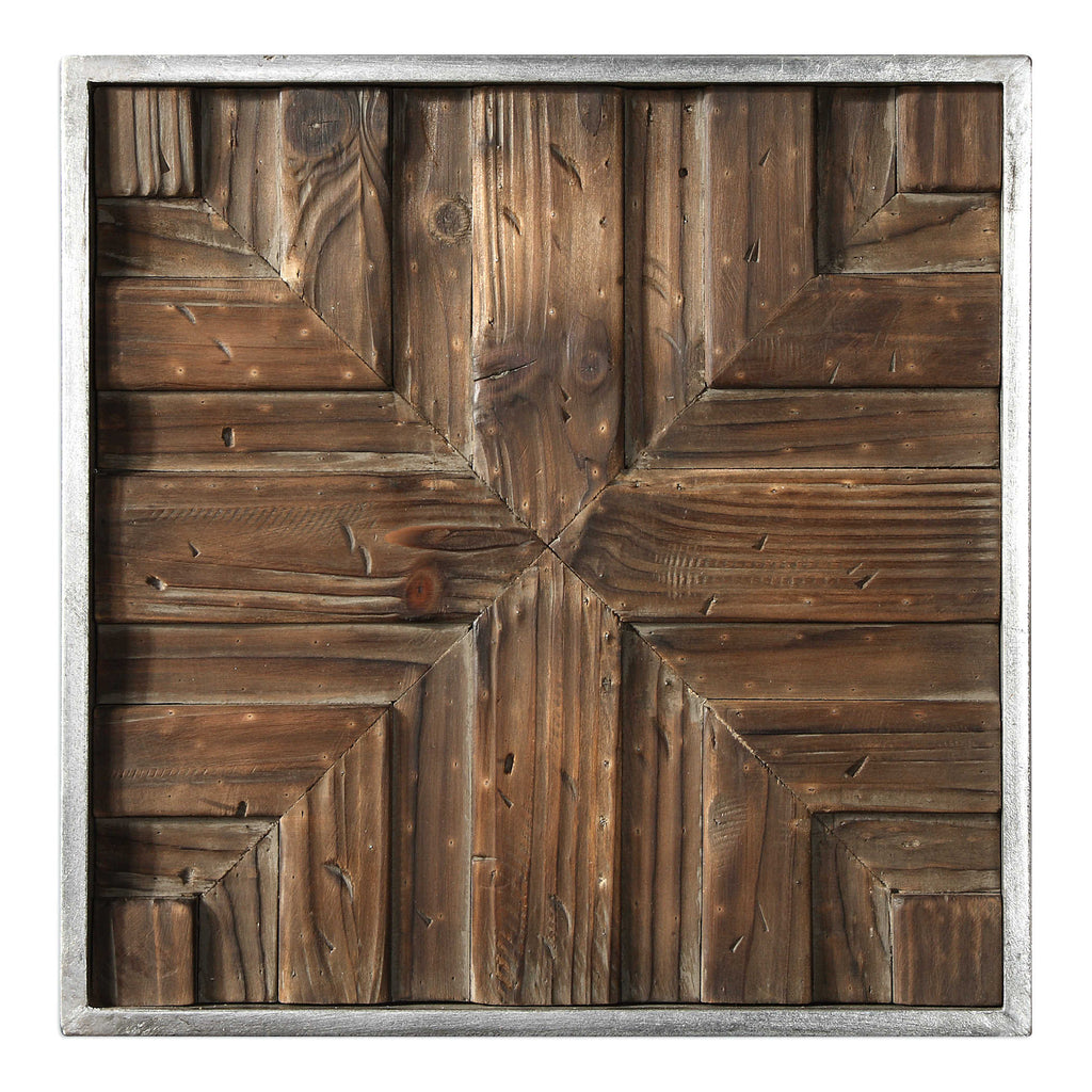 Bryndle Rustic Wooden Squares Set of 9 - Bombay Mercantile
