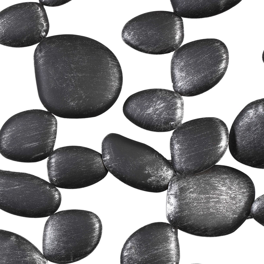 Skipping Stones Forged Iron Wall Art - Bombay Mercantile