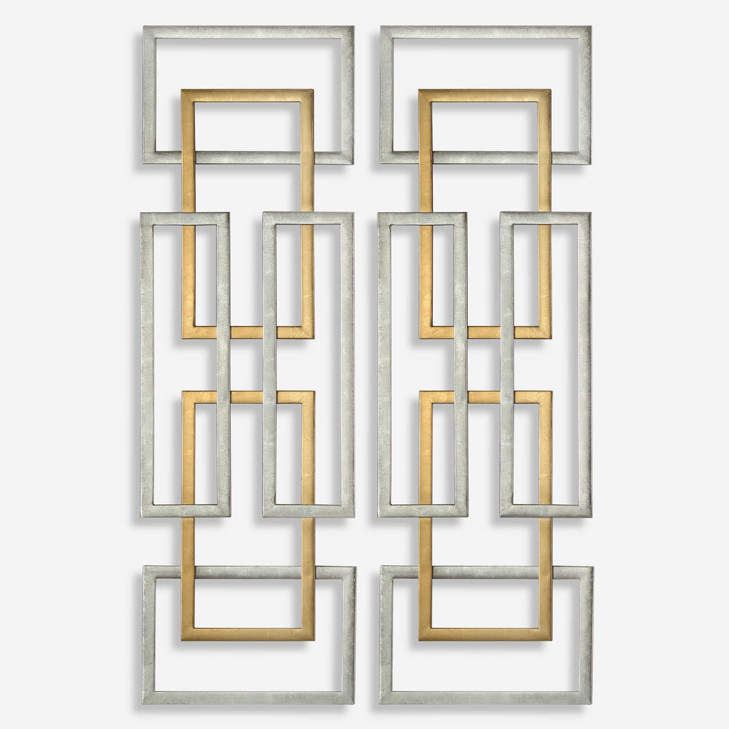 Aerin Geometric Wall Art, Set of 2 - Bombay Mercantile
