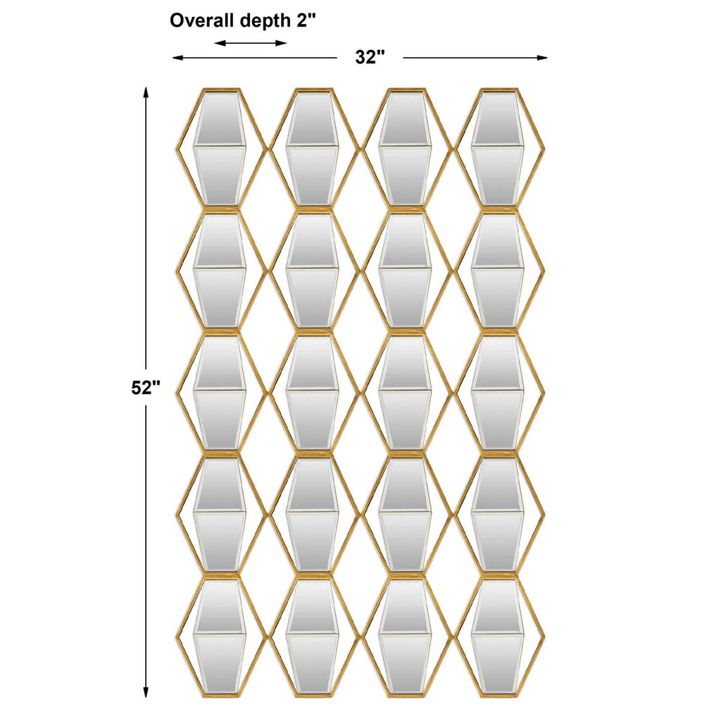 Jillian Mirrored Wall Art - Bombay Mercantile