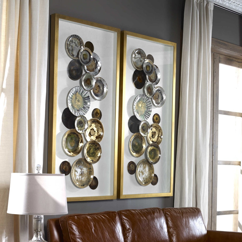 Myla Antique Plate Shadow Box - Bombay Mercantile