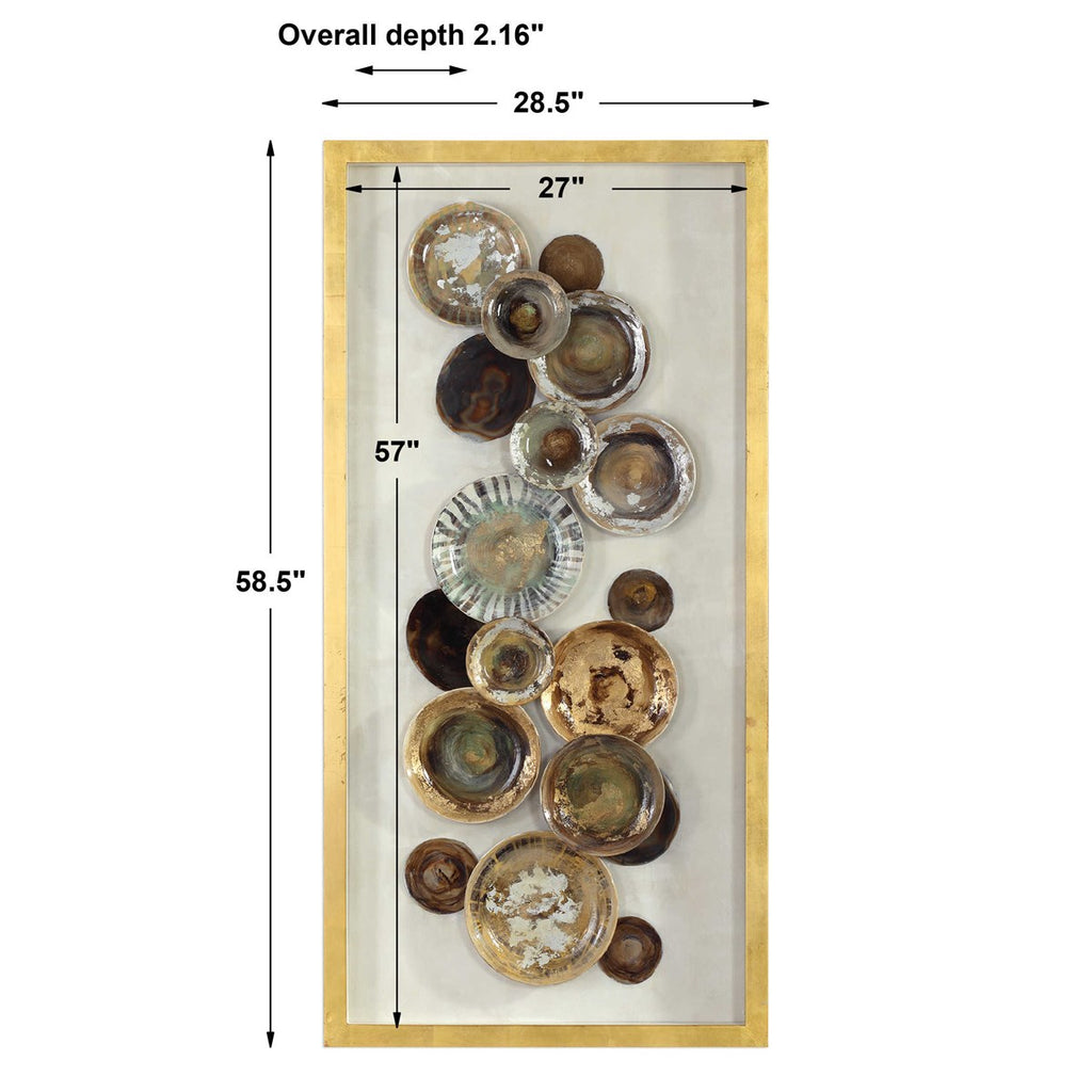 Myla Antique Plate Shadow Box - Bombay Mercantile