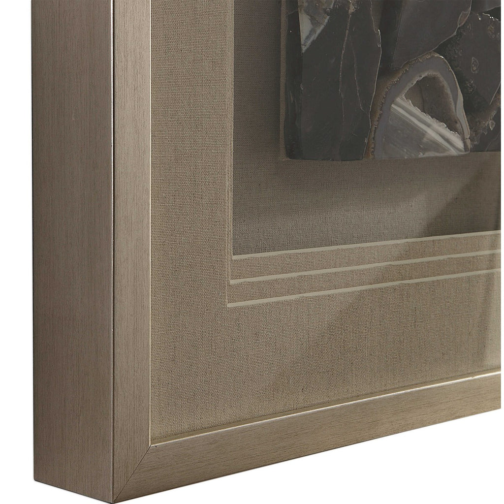 Seana Agate Stone Shadow Box - Bombay Mercantile