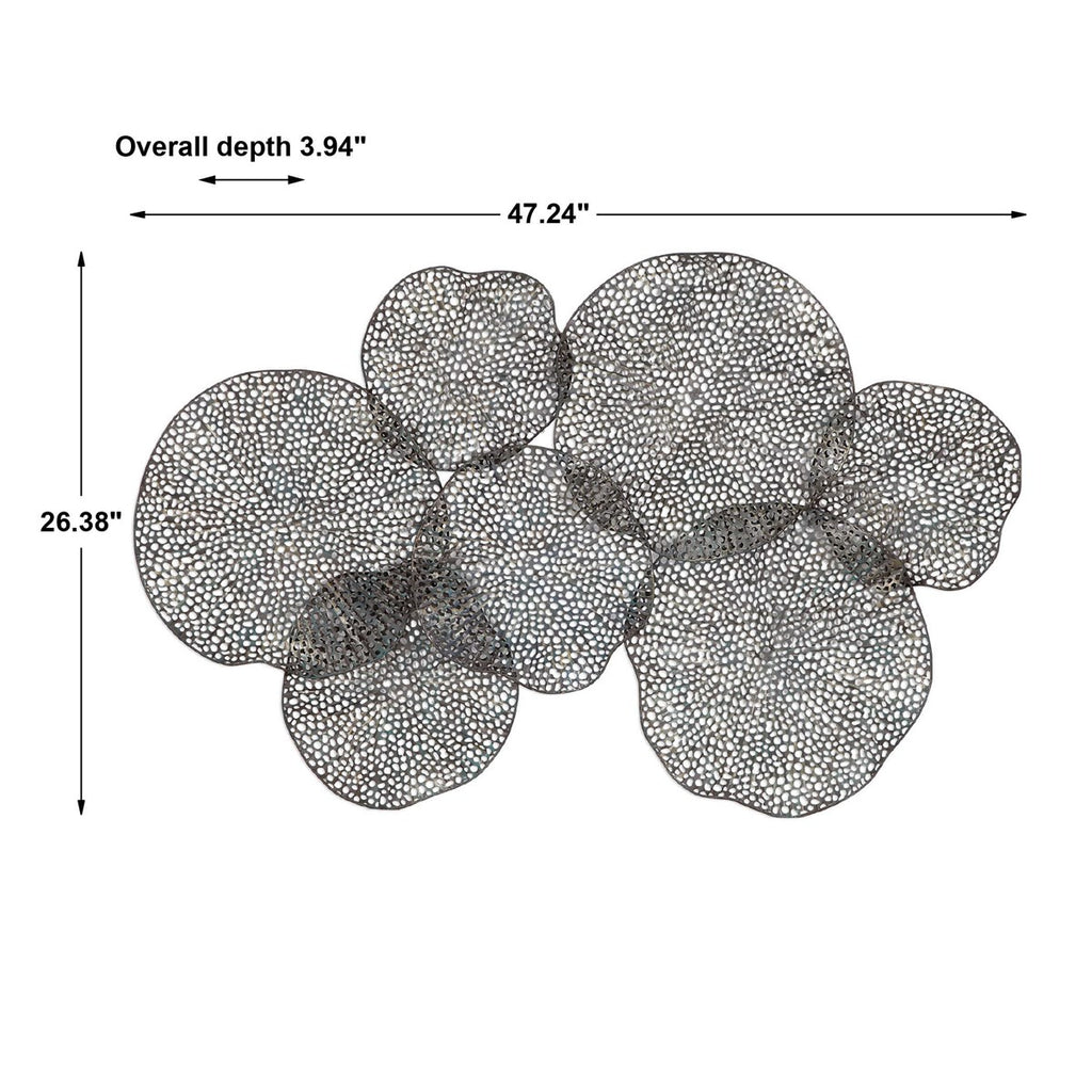 Ripley Metal Leaf Wall Art - Bombay Mercantile