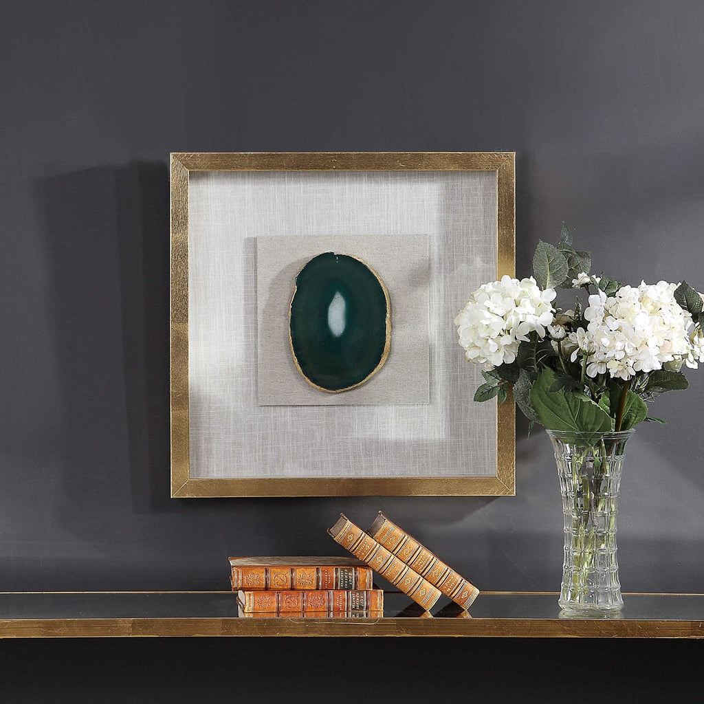 Keeva Agate Stone Shadow Box - Bombay Mercantile