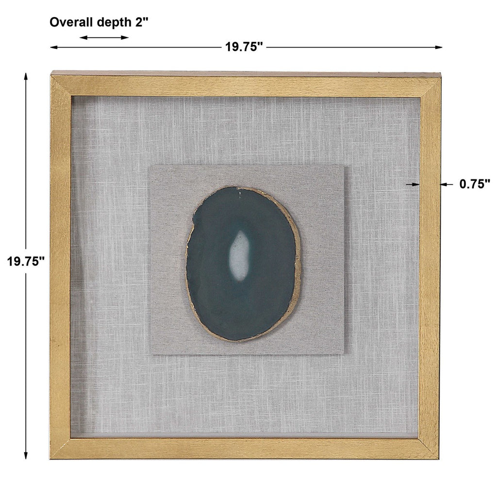 Keeva Agate Stone Shadow Box - Bombay Mercantile