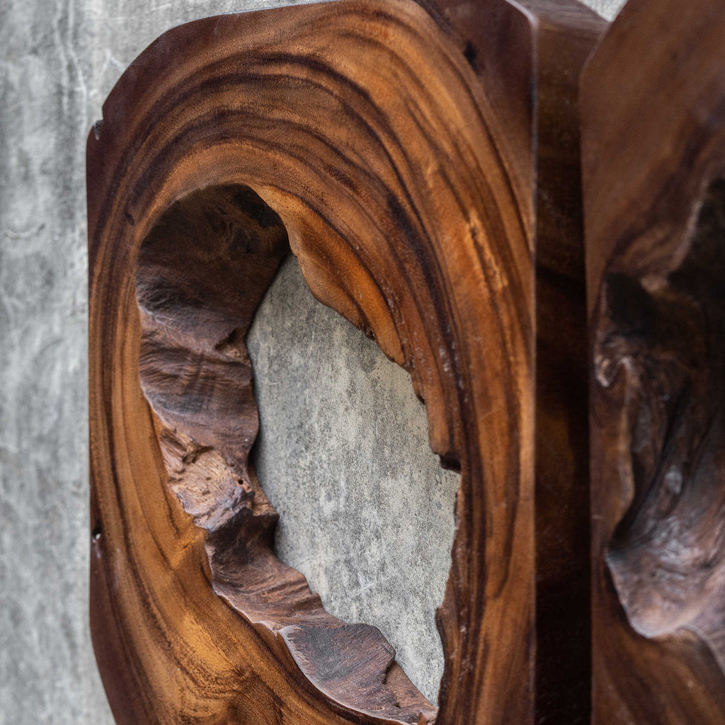 Adlai Wood Wall Art Set of 6 - Bombay Mercantile