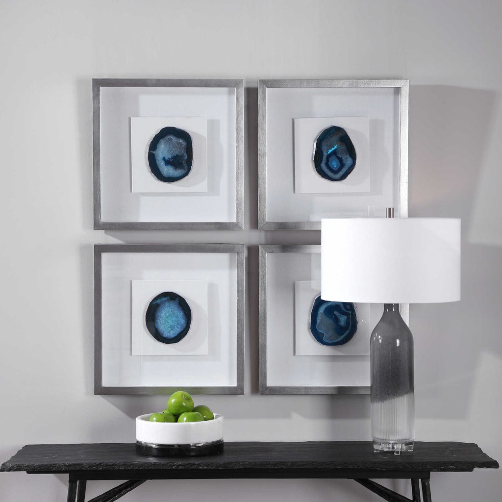 Kalia Blue Stone Shadow Box - Bombay Mercantile