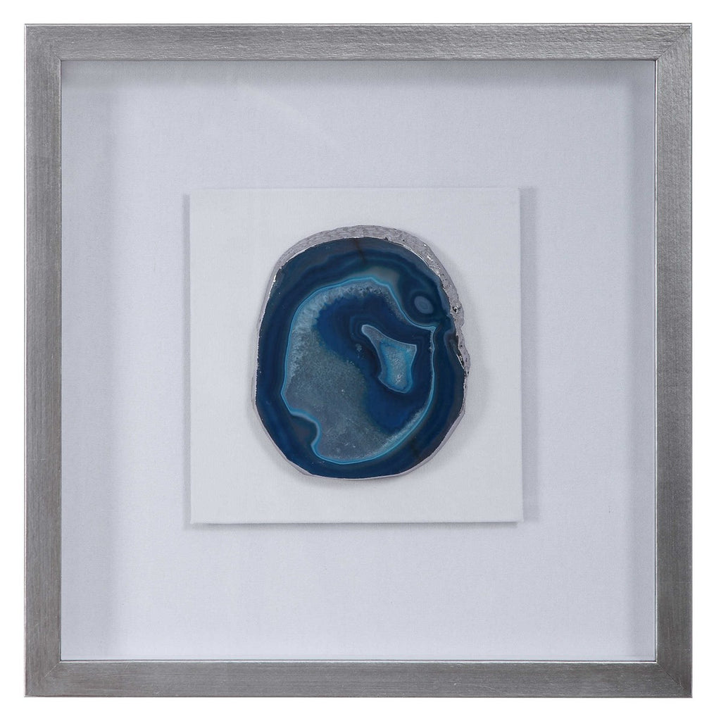Kalia Blue Stone Shadow Box - Bombay Mercantile