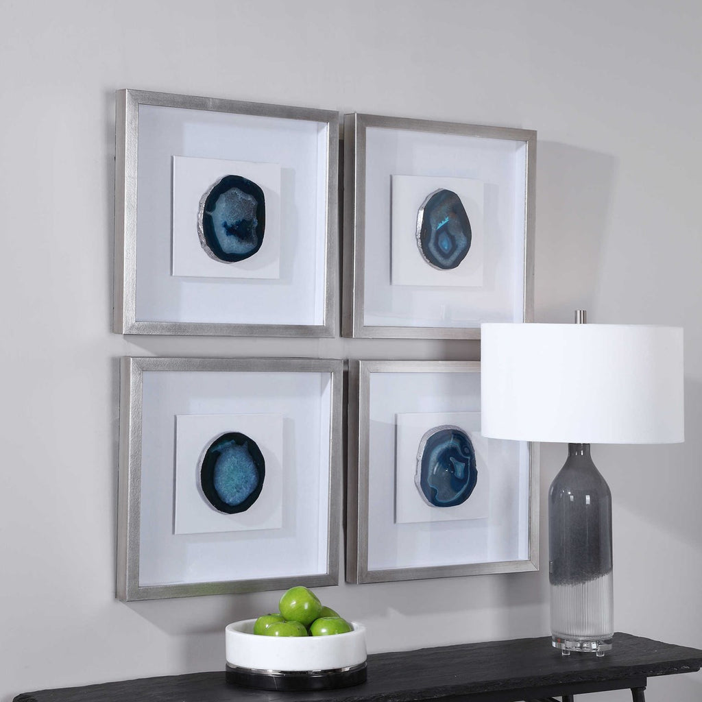 Kalia Blue Stone Shadow Box - Bombay Mercantile