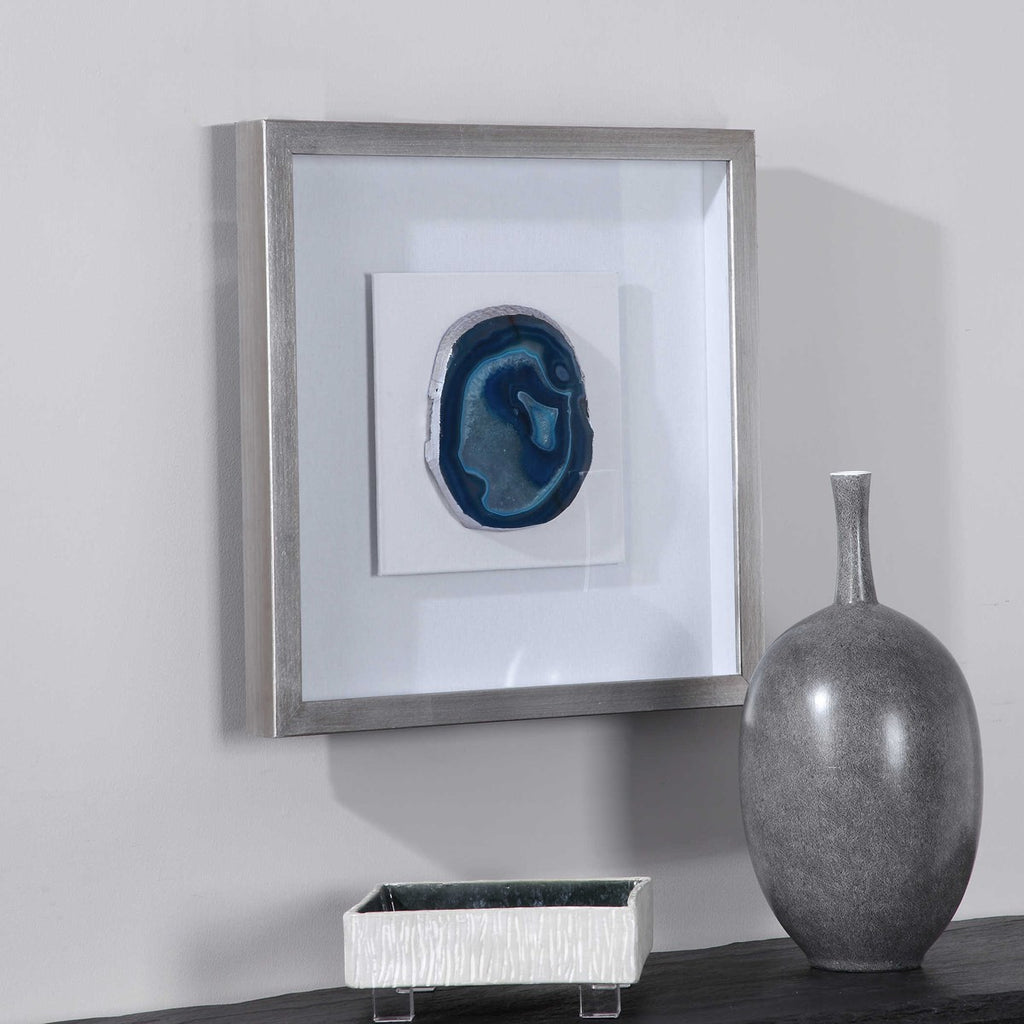 Kalia Blue Stone Shadow Box - Bombay Mercantile