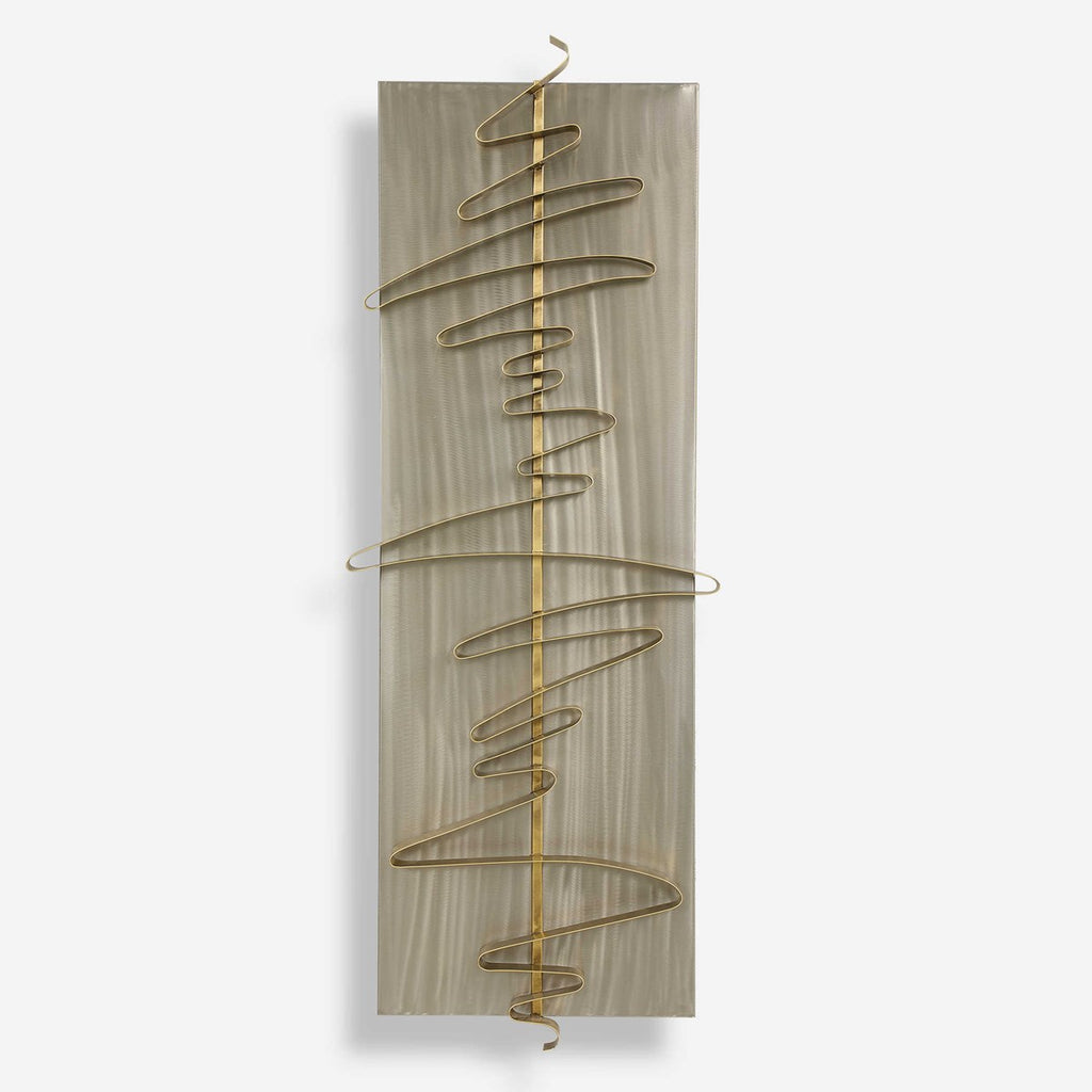 Script Modern Metal Wall Decor - Bombay Mercantile