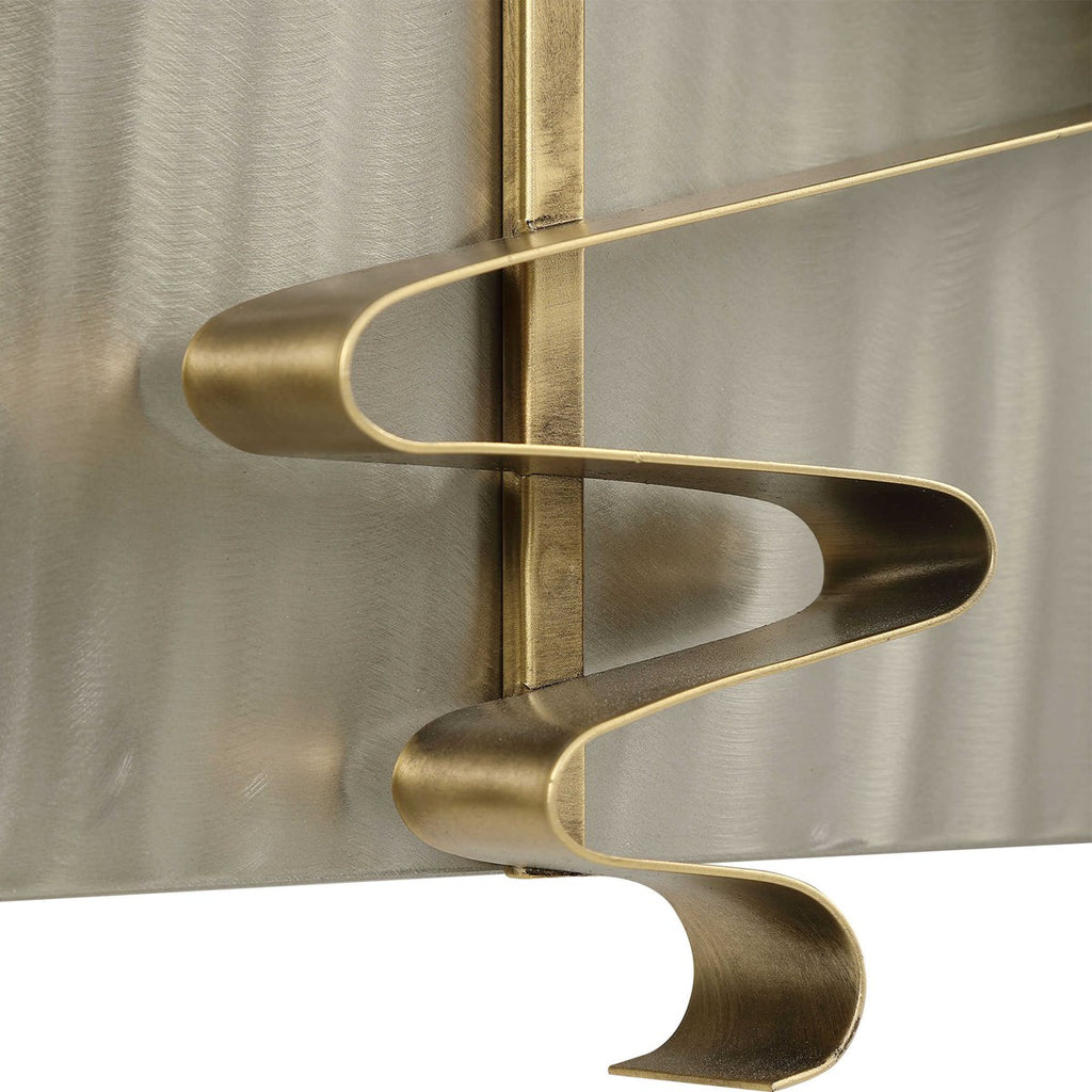Script Modern Metal Wall Decor - Bombay Mercantile