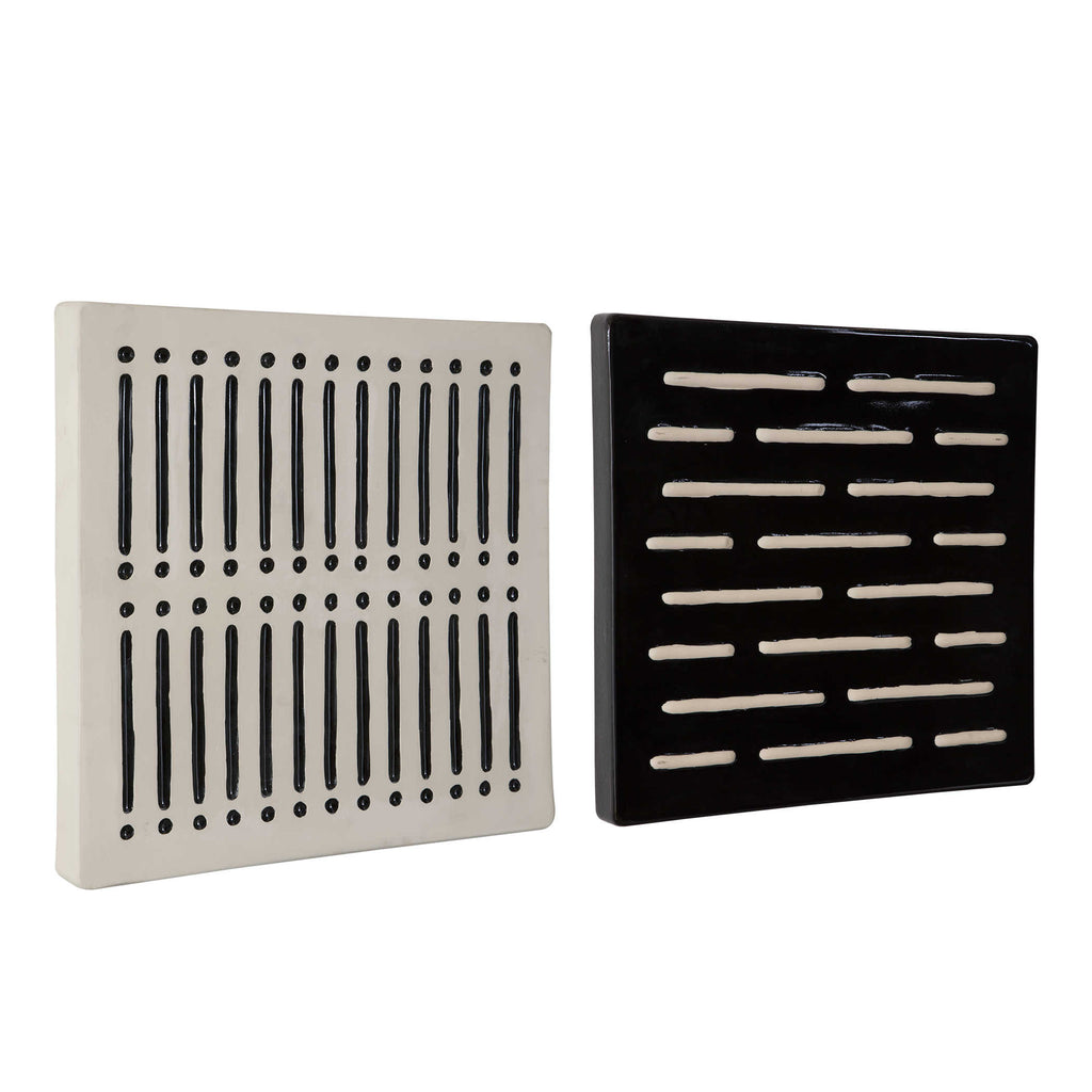Domino Effect Modern Wall Decor, Set of 2 - Bombay Mercantile