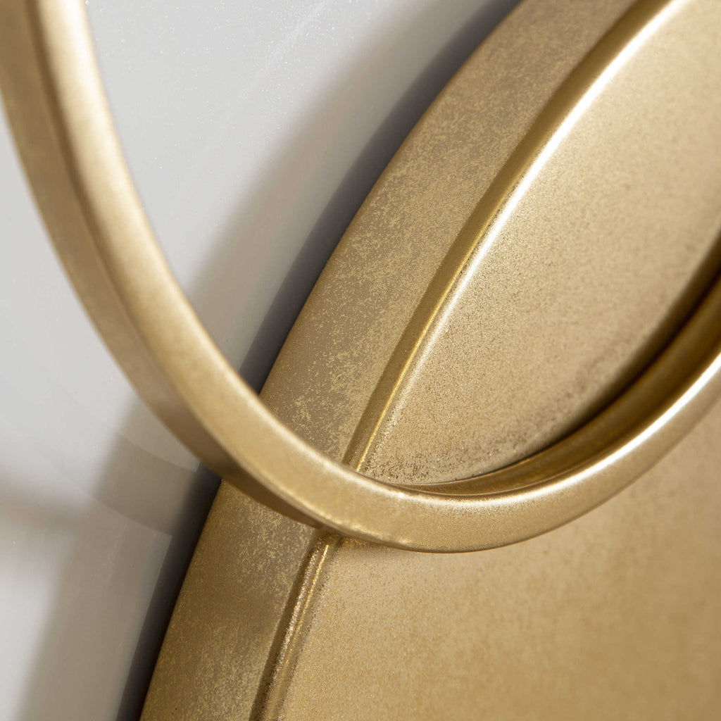 Adagio Golden Disk Wall Art - Bombay Mercantile