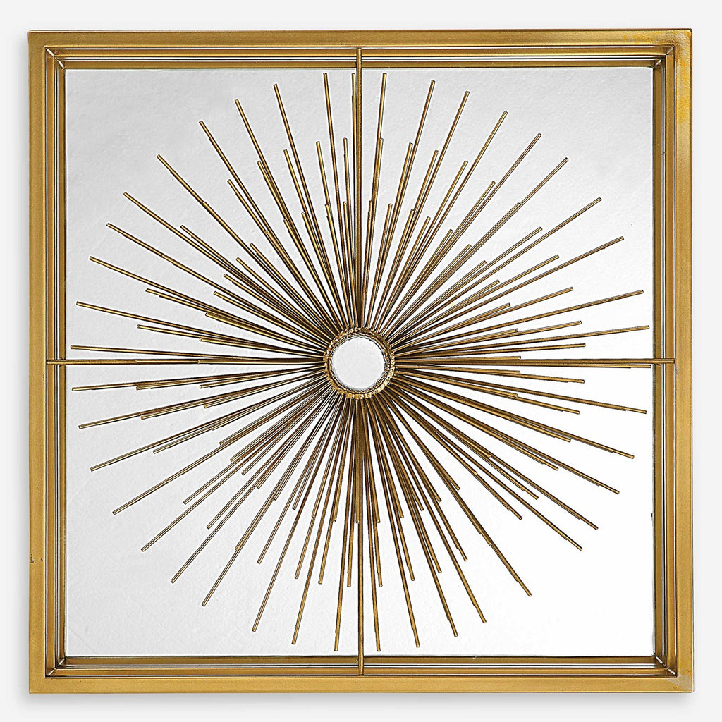Starlight Mirrored Brass Wall Decor - Bombay Mercantile