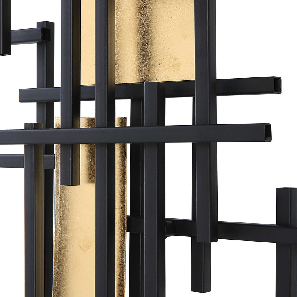 Reflection Metal Grid Wall Decor, Set of 2 - Bombay Mercantile