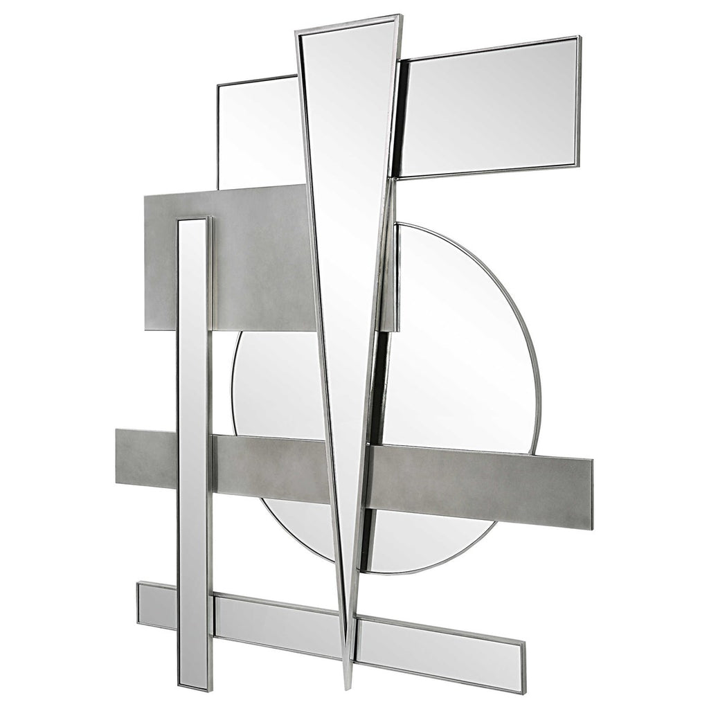 Wedge Mirrored Modern Wall Decor - Bombay Mercantile