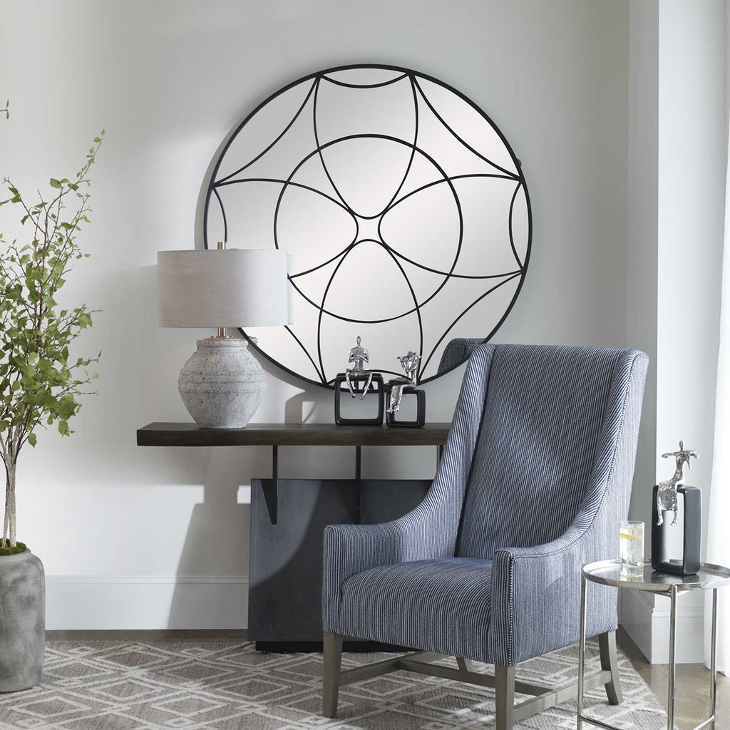 Jocasta Mirrored Circular Wall Decor - Bombay Mercantile
