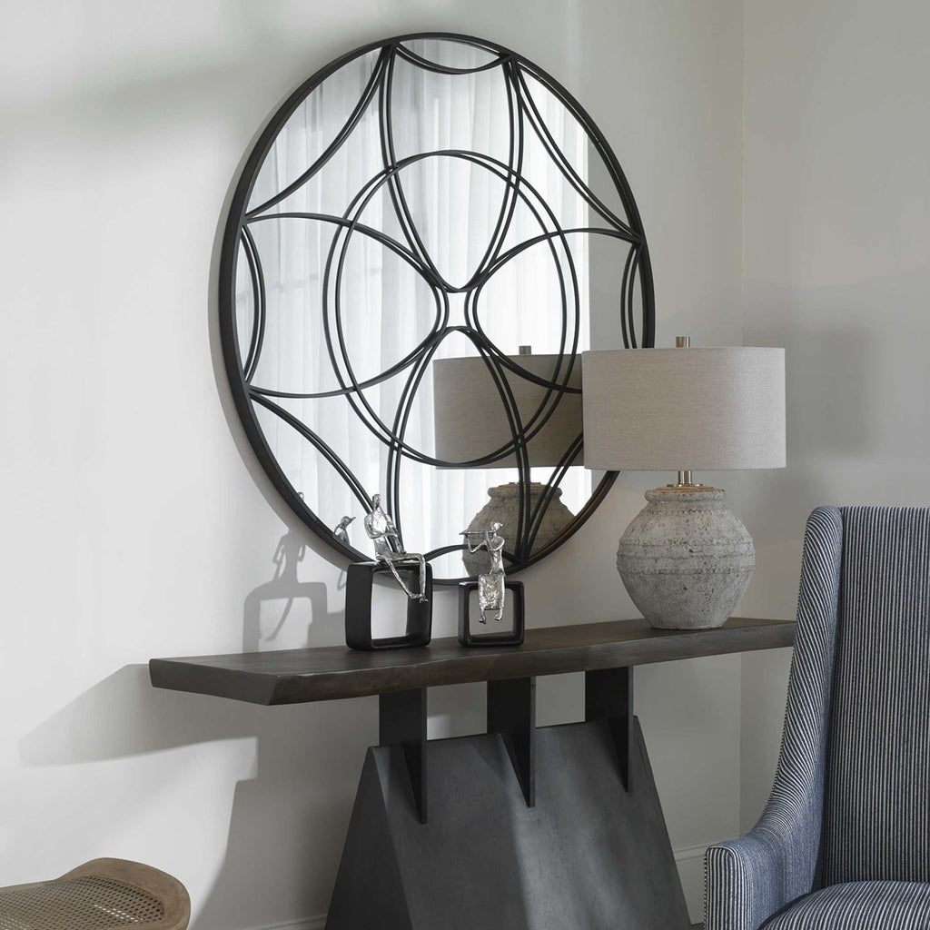 Jocasta Mirrored Circular Wall Decor - Bombay Mercantile
