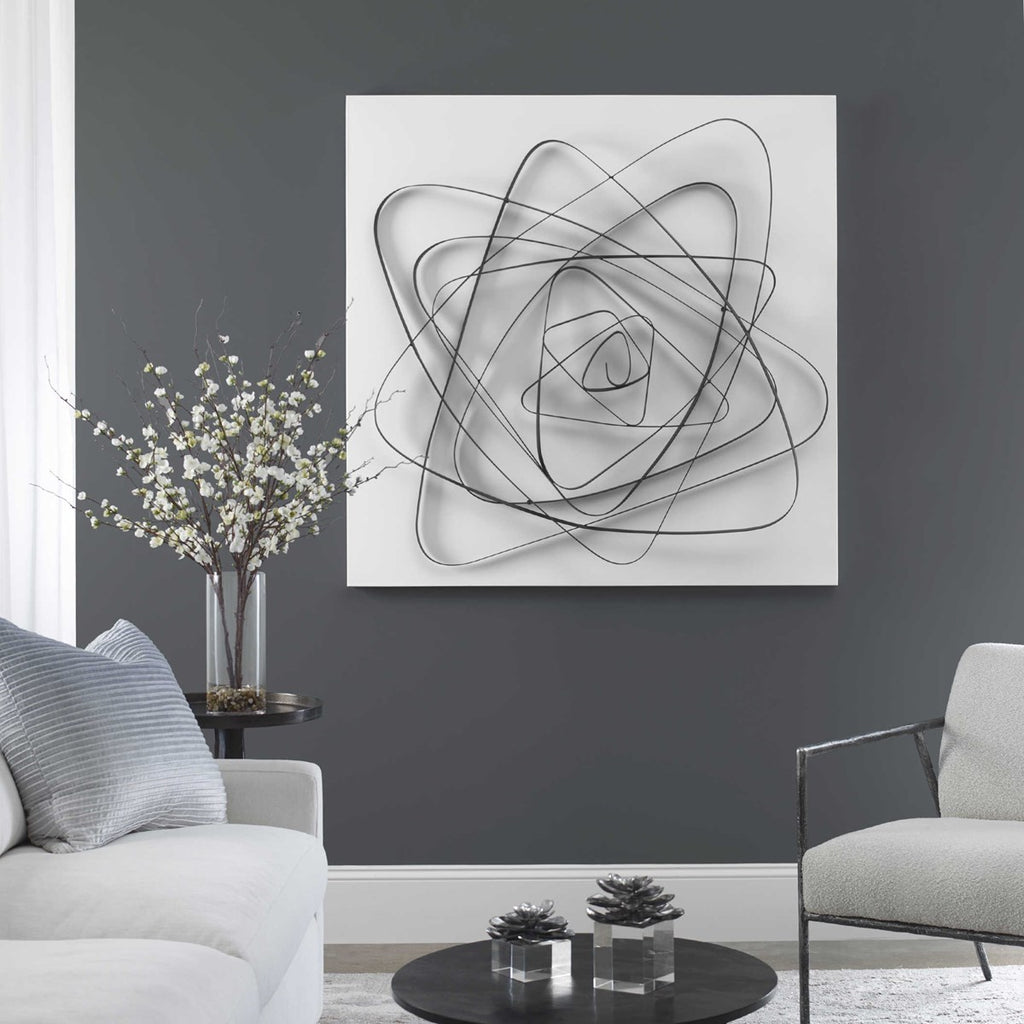 Nucleus Metal Modern Wall Decor - Bombay Mercantile