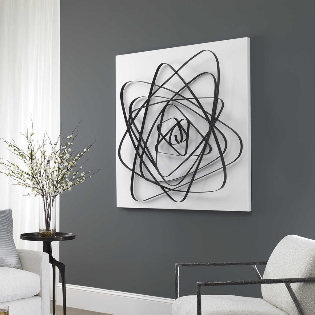 Nucleus Metal Modern Wall Decor - Bombay Mercantile