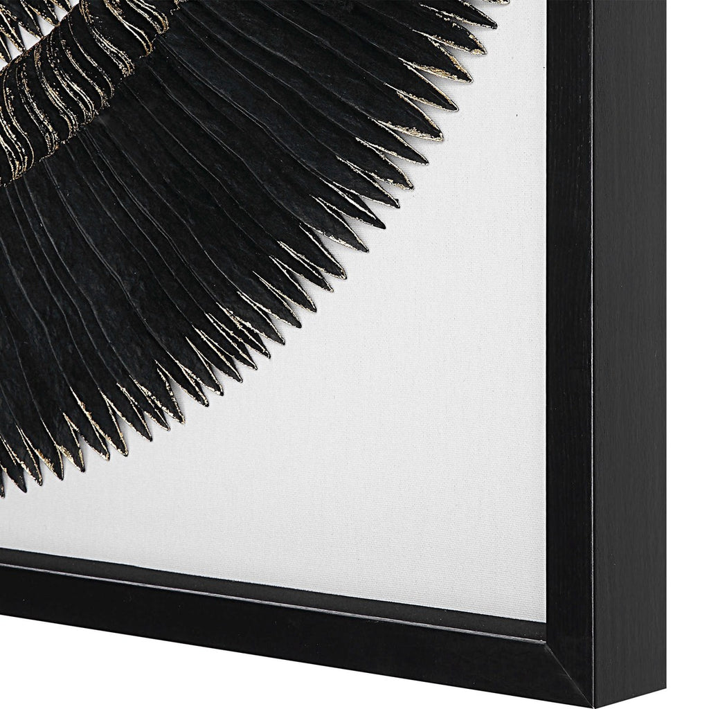 Sandara Black And Gold Shadow Box - Bombay Mercantile