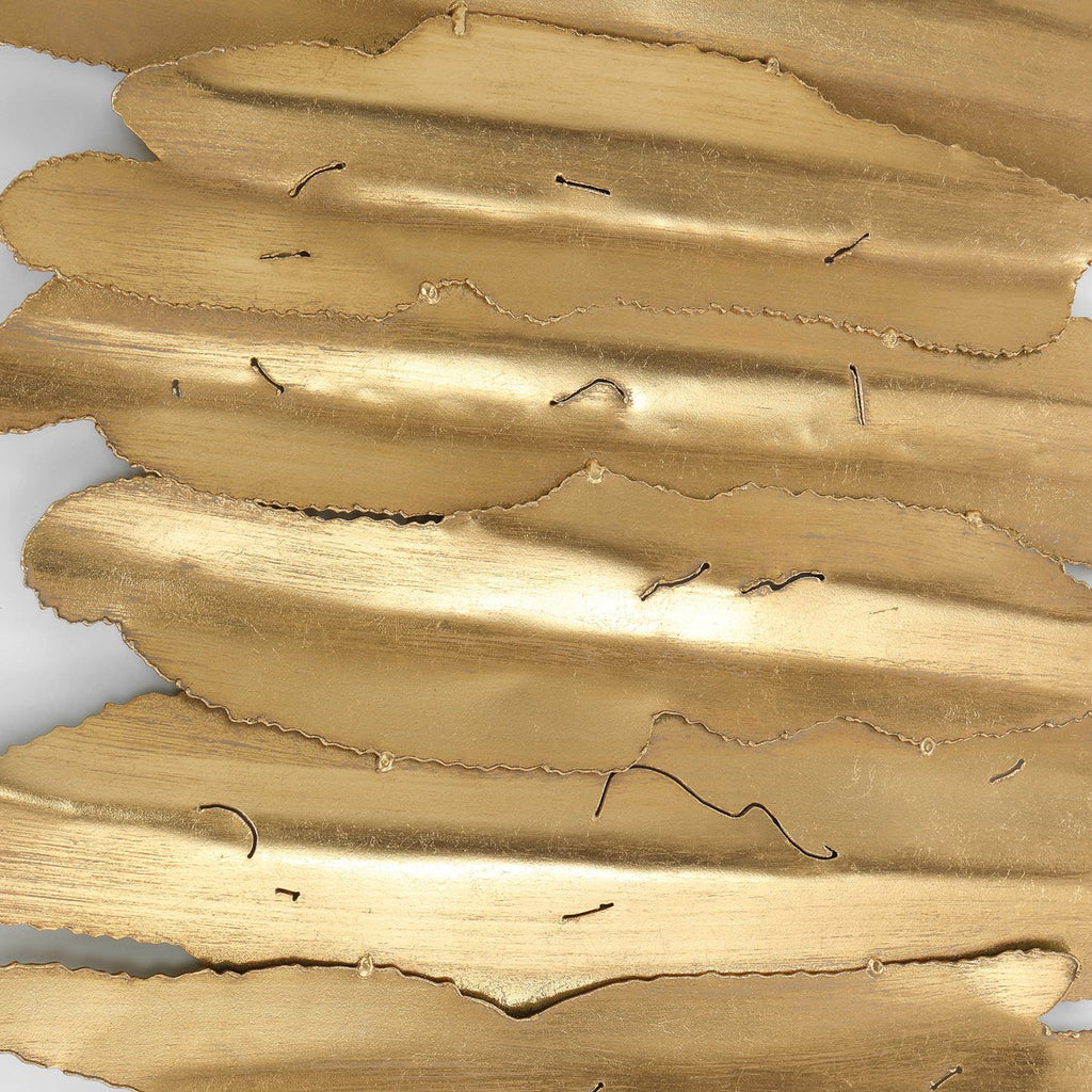 Lev White Metal Wall Decor - Bombay Mercantile