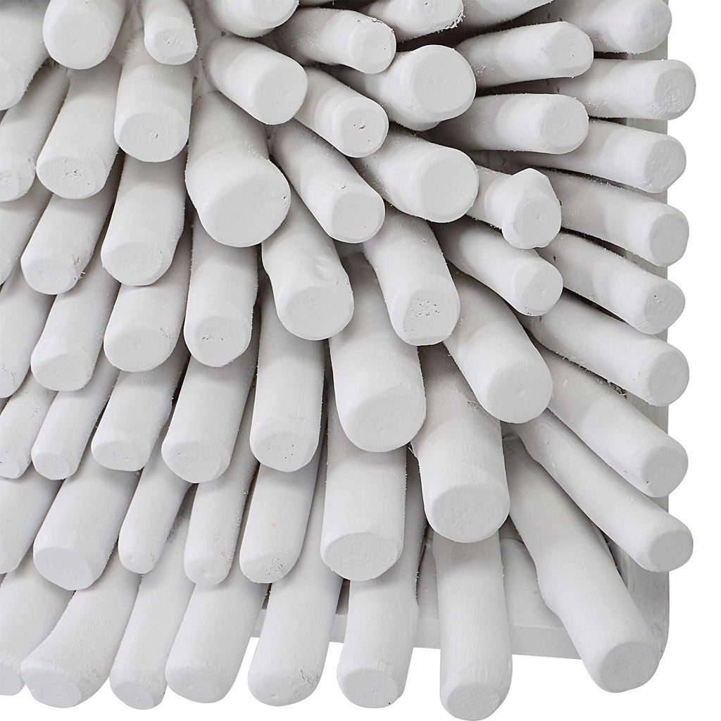 Portside White Wood Wall Panel - Bombay Mercantile