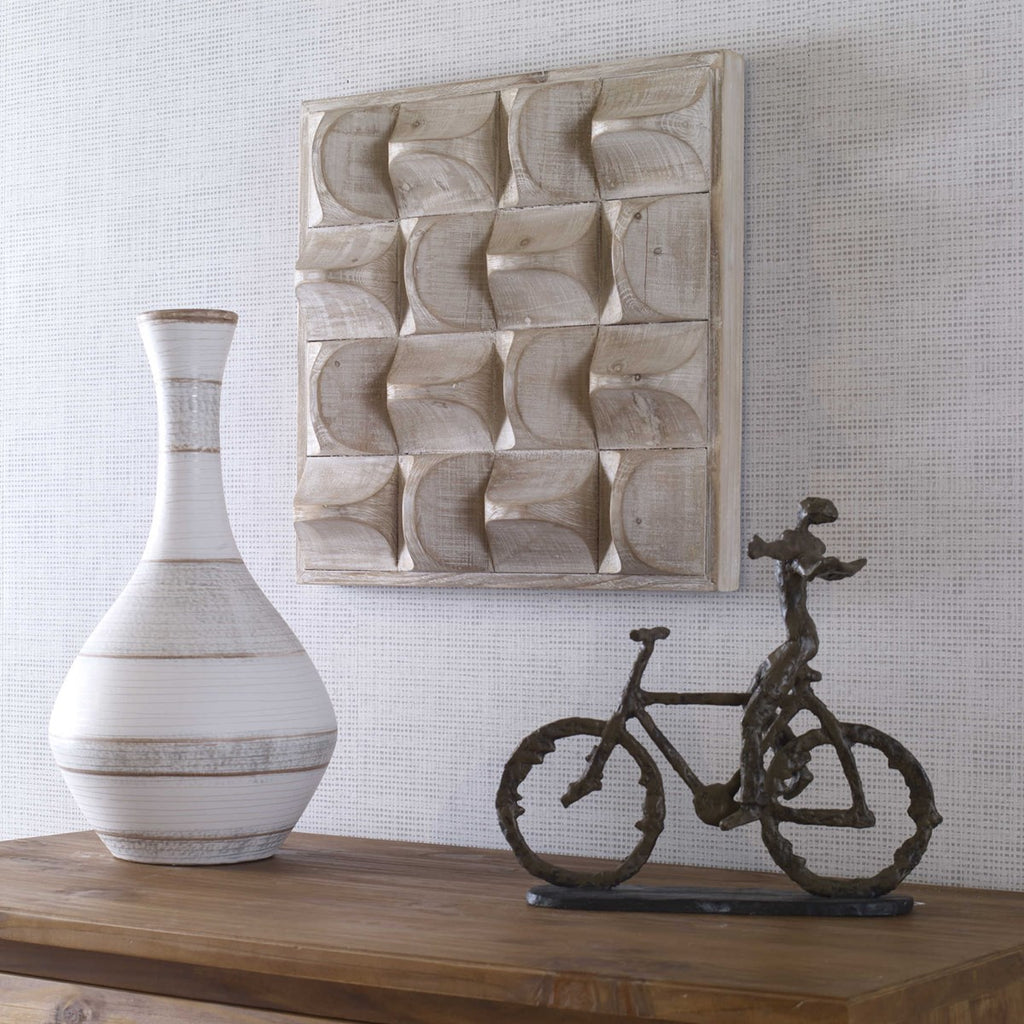 Pickford Wood Wall Decor, Natural - Bombay Mercantile