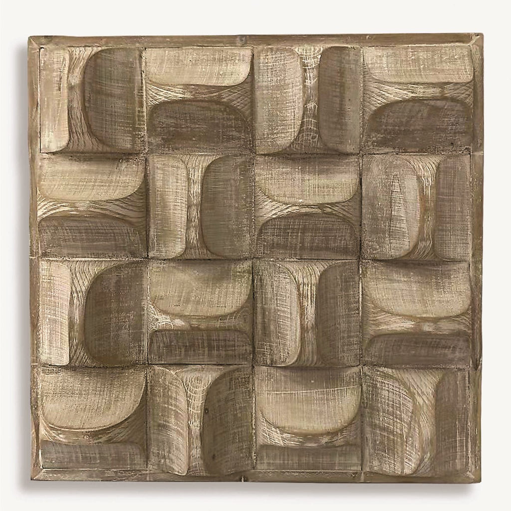 Pickford Wood Wall Decor, Natural - Bombay Mercantile