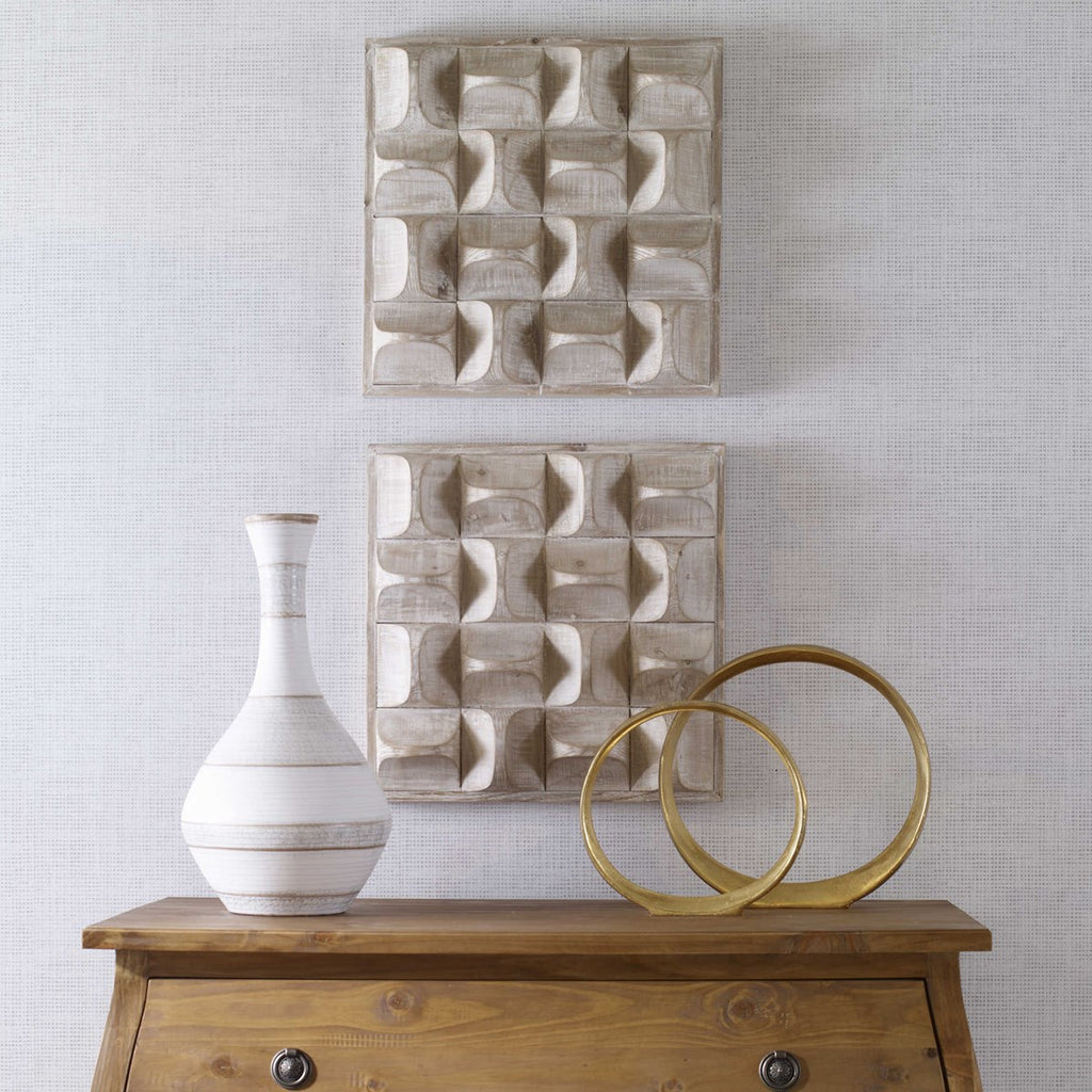 Pickford Wood Wall Decor, Natural - Bombay Mercantile
