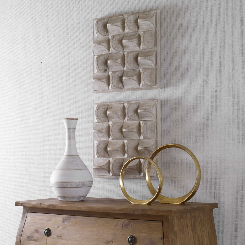 Pickford Wood Wall Decor, Natural - Bombay Mercantile