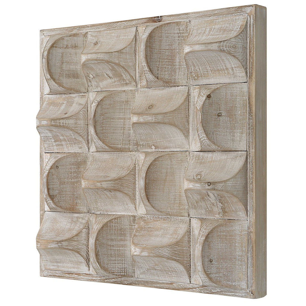 Pickford Wood Wall Decor, Natural - Bombay Mercantile