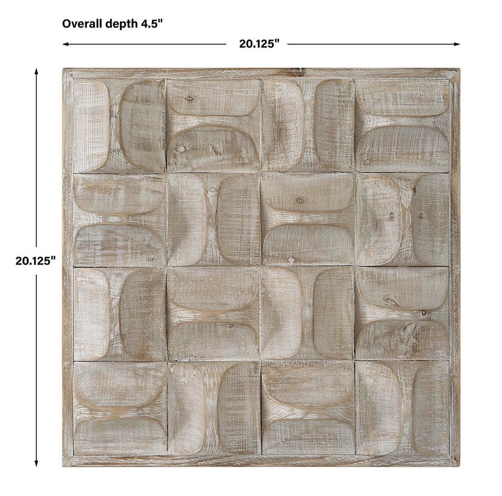 Pickford Wood Wall Decor, Natural - Bombay Mercantile