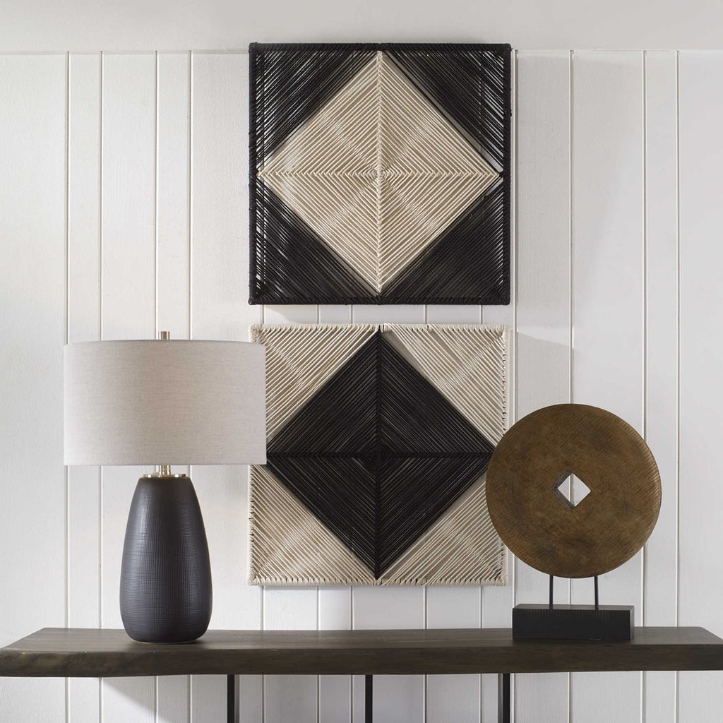 Seeing Double Rope Wall Squares, Set of 2 - Bombay Mercantile