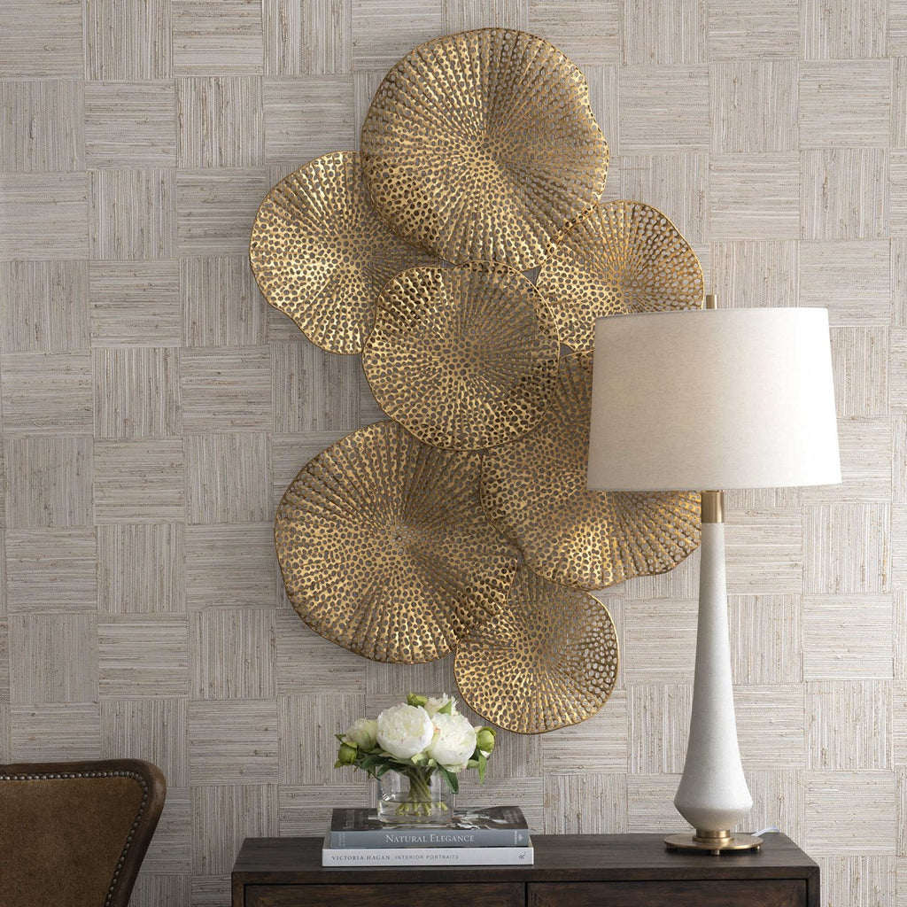 Ripley Gold Metal Wall Art - Bombay Mercantile