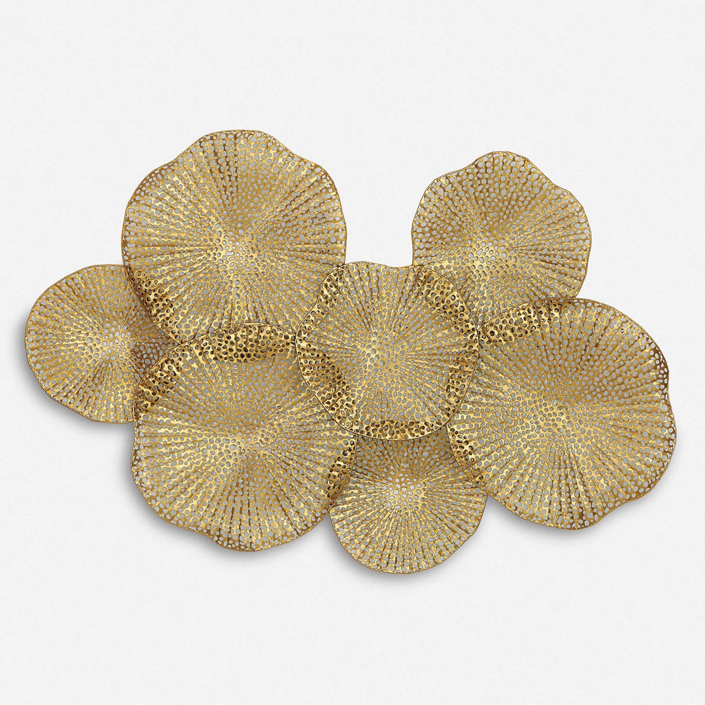 Ripley Gold Metal Wall Art - Bombay Mercantile