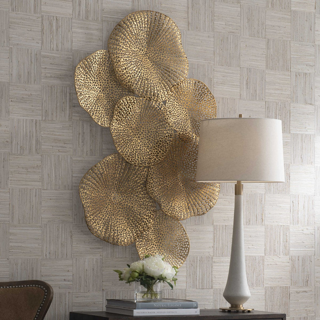 Ripley Gold Metal Wall Art - Bombay Mercantile