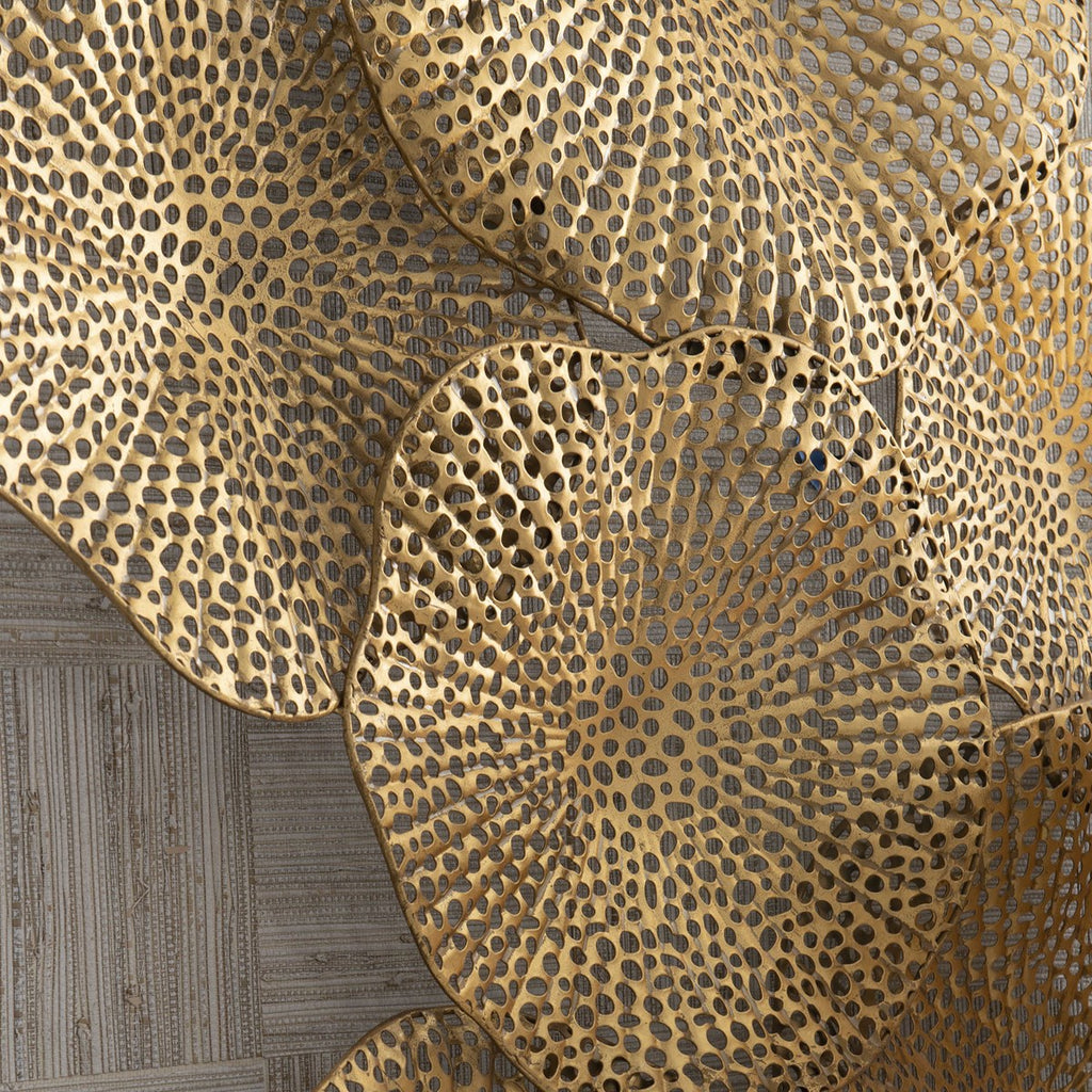 Ripley Gold Metal Wall Art - Bombay Mercantile